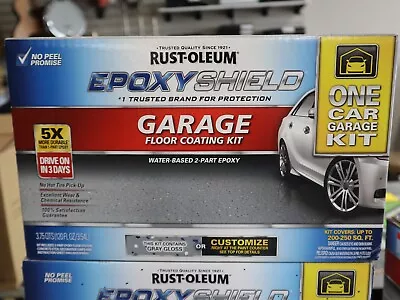 Rust-Oleum 1-CAR 365184 Gray Indoor Epoxy Shield Garage Floor Coating Kit - NEW! • $79.99