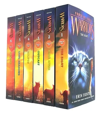 Warriors Cat Power Of Three Series Books 1 - 6 Series 3 Collection Set By Erin H • £20.70