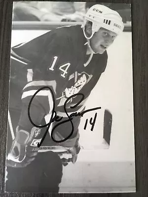 Vintage Anaheim Ducks Joe Sacco Autograph Postcard • $9.50