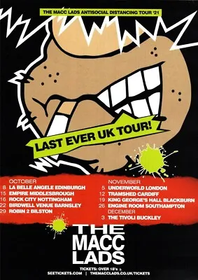 (vbke) Advert 11x8  The Macc Lads Tour Dates • £8.99