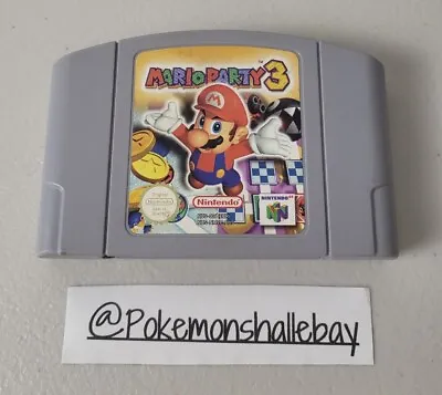 Mario Party 3 - Nintendo 64 (N64) Cartridge *AUS PAL - Free Tracking* • $299.99