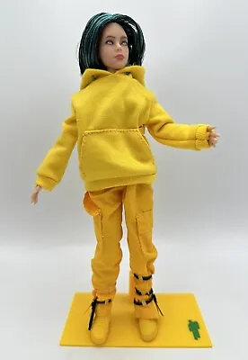 Billie Eilish Doll Bad Guy Figure Toy Music Realistic Yellow Track Suit Fashion • $17.95