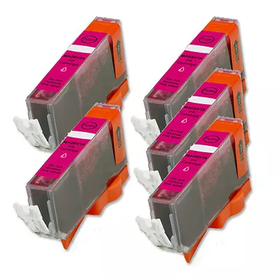 5 PK MAGENTA Ink Cartridge W/ Chip Fits Canon CLI-226 MX892 MG6120 MG6220 MG8120 • $8.77