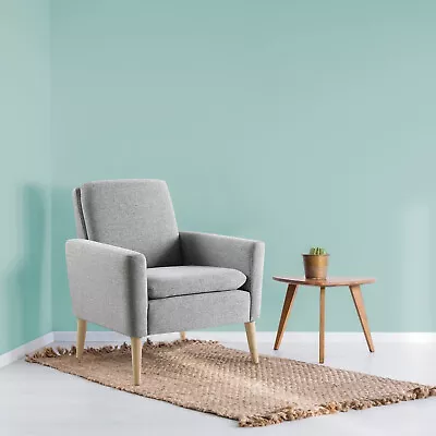 Modern Accent Armchair Single Sofa Living Room Fabric Chair Upholstered Fashion • $138.99