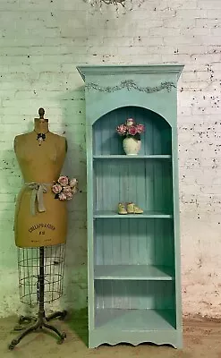 Painted Cottage Shabby Chic French Bookcase Hand Made  • $895