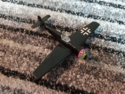 ✈️diecast Toy Plane 109e Messe Rschmitt Metal Aircraft Black Fighter Plane 🛩️ • £21