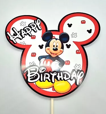 Mickey Mouse Birthday Cake Topper • £4.90