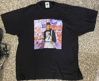 Vintage Cross Colours X Will Smith Fresh Prince Size Extra Large Black T-Shirt • $25.99