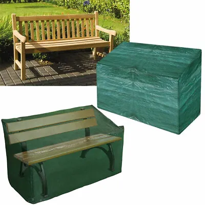 Heavy Duty 3 Seater Garden Bench Seat Cover Waterproof Weatherproof Outdoor Rain • £8.95