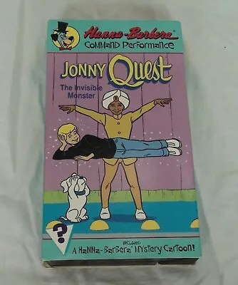 Jonny Quest Vhs-the Invisible Monster  Include Hanna Barbera  Mystery Cartoon  • $9.99