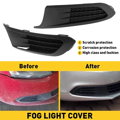 $27.99 • Buy Pair Front Fog Light Lamp Cover Bezel Kit LH RH For 2011 2012 2013 2014 VW Jetta