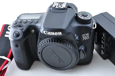 Canon EOS 70D 20.2MP DSLR KIT With EF-S 18-200MM F3.5-5.6 Lens (Barely Used) • $450