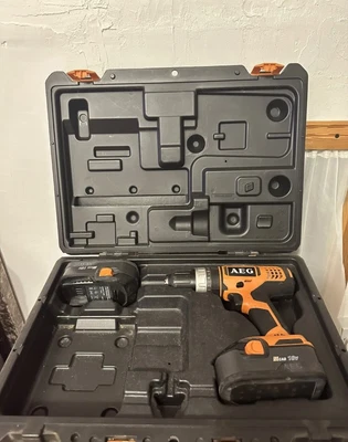 £44.99 • Buy AEG 18V BSB18G CORDLESS DRILL -  With 2 Batteries And The Case.