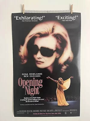 Vintage 1977 “Opening Night” Movie Poster (26x40) John Cassavetes • $29.99