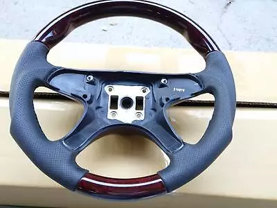 2008 09 10 For Mercedes W204 C300 350 63 AMG Steering Wheel Walnut Black Leather • $359