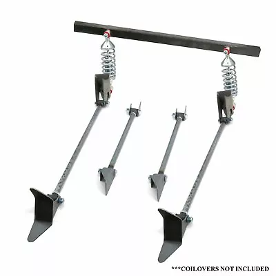 Universal Triangulated Rear 4-link & Crossmember W/ Upper Shock Mount Fits QA1 V • $392.37