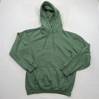 NO.3 H&M Essentials Pullover Hoodie Adult XS Green Pastel Relaxed • $11.16