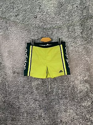 Mens Adidas Vintage Nylon Shorts 90s Logo Retro Size XS 16 • $42.46