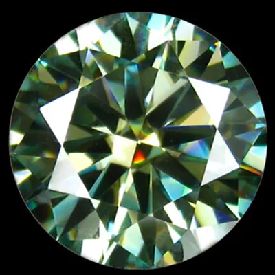 5.95 Ct GORGEOUS FANCY DANCING GREEN COLOR MOISSANITE • $22.99