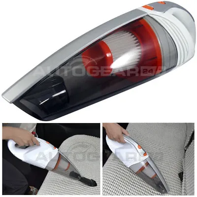 Car Van Caravan Motor Home Travel Camping 12v Vacuum Cleaner With HEPA Filter V6 • £19.95