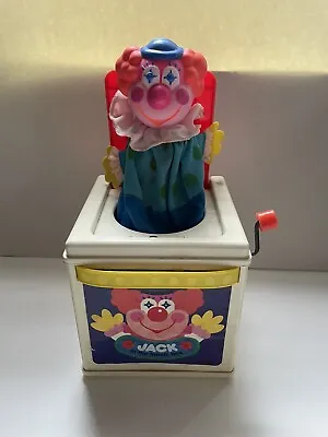 Mattel Jack-in-the-Box Musical Wind Up Toy VINTAGE 1987 (no Music) • $11