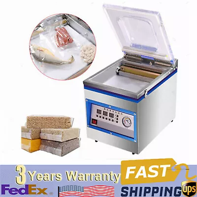 Automatic Commercial Vacuum Sealer Chamber Packaging Sealing Machine Food Saver • $256.50
