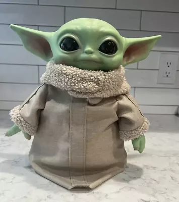 Star Wars Mandalorian Baby Yoda The Child Grogu Toy 11  Plush/Hard Head 2020 • $11.99