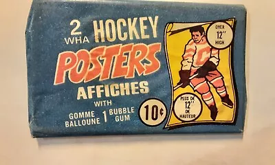 1973 Wha Hockey Wrapper & 2 Posters • $3.72