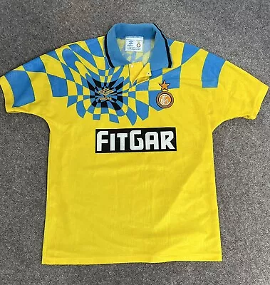 Third Inter Milan  Away Shirt Umbro Fitgar 1991/1992 • £20