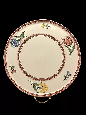 Villeroy & Boch Jardin D’Alsace Fleur 11.75” Cake Platter  Porcelain Luxembourg • $26