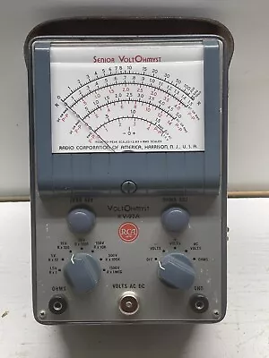 Vintage RCA Senior VoltOhmyst WV-97A 1953 Made In USA No Probes • $99.99