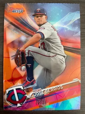 2017 Bowman's Best Jose Berrios #16 Orange Refractor Serial /25 • $7.99