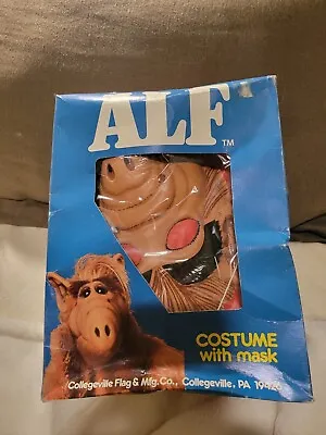 Vintage 1987 ALF Halloween Costume Collegeville Never Used Sz S TOT 5-6 YRS • $35