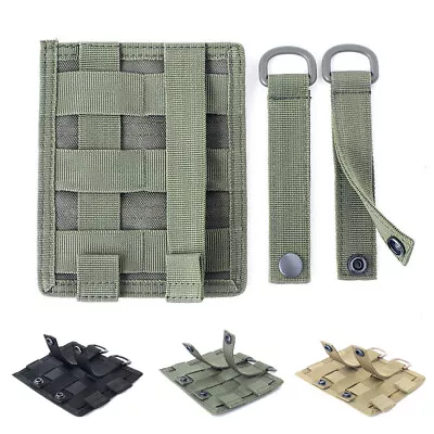 MOLLE Hook&loop Panel Patch Cloth For Tactical Pouch Bag Pack Converter Adapter • $8.99