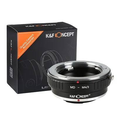 K&F Concept Adapter For Minolta MD MC Lens Mount To Micro Four Thirds MFT M43  • $18.99