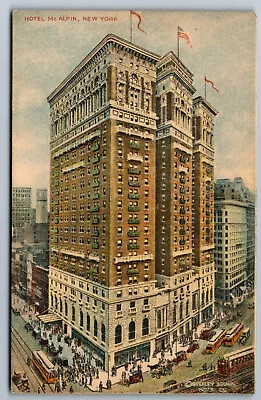 Postcard New York NY C.1910's Hotel McAlpin NY City AD1 • $4.22