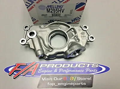 GENUINE Melling M295HV Chevy LS 4.8 5.3 5.7 6.0 Engines High Volume Oil Pump  • $136