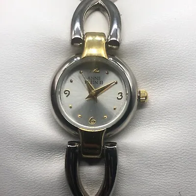 Anne Klein II Watch Women Two Tone Gold Silver Petite New Battery 6.25  J1035 • $8