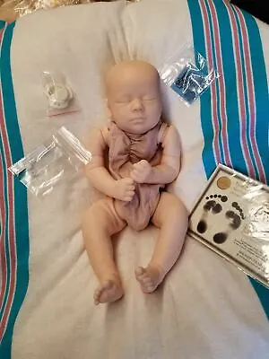  Realborn Reborn Kit Marnie Sleeping  W/ Body And Extras   • $128.10