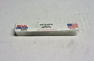 Regal Cutting Tools 008394AS 5/16 -18 2FL HSS H5 Spiral Point Plug Tap • $10.99