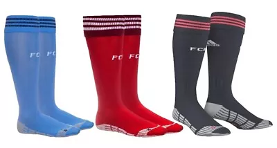 Adidas Bayern Munich Football Socks Mens 6.5 - 8 Red Or Blue • £9.99