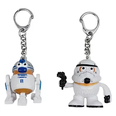 Disney Star Wars Mr. Potato Head Stormtrooper & R2-D2 Keyrings 2  - Hasbro 2014 • $14