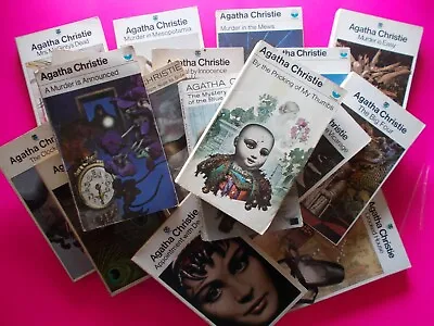 AGATHA CHRISTIE - FONTANA / PAN SERIES NOVELS *VARIOUS* VINTAGE NOVEL 1970's • £7.31