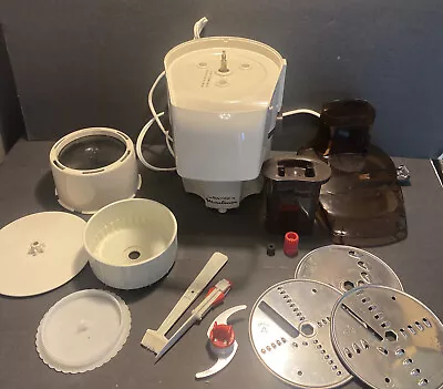 Moulinex La Machine Deluxe Food Processor Model #354 With Accessories-Powerful • $72