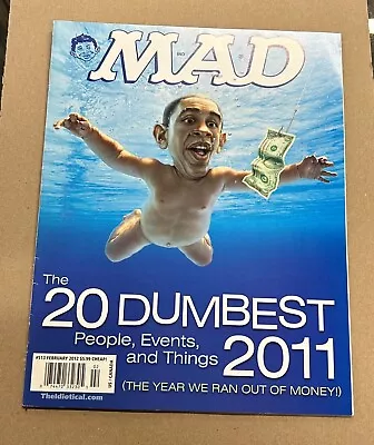 Mad Magazine #513 Obama Nirvana Nevermind Cover Baby Pool February 2012  • $5.59