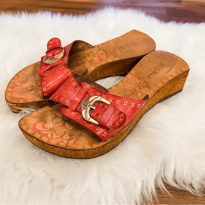 Max Maros  Women’s Leather & Cork Sandals Size EU 35 • $32