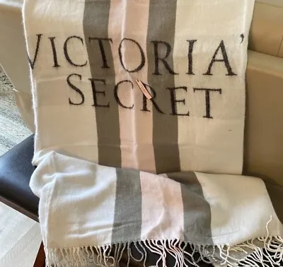 $15 • Buy BRAND NEW Victoria’s Secret Throw Blanket Measures About 50x60”