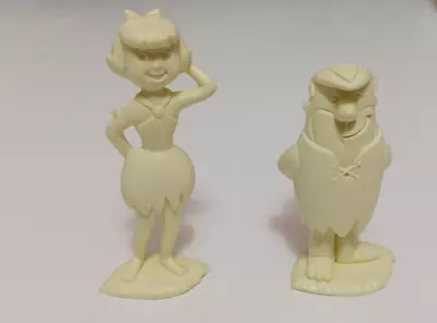 Marx Flintstones Barney & Betty Rubble Vintage 1960s Prehistoric PlaySet Figures • $19.99