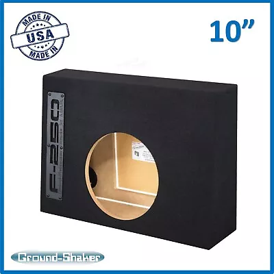10  Universal Single Sealed Shallow Sub Box Subwoofer Enclosure Ground Shaker • $140