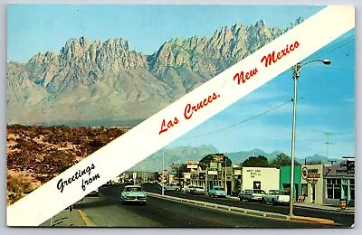 Las Cruces New Mexico~Splitview~West Side Apartments~1960s Postcard • $8.99